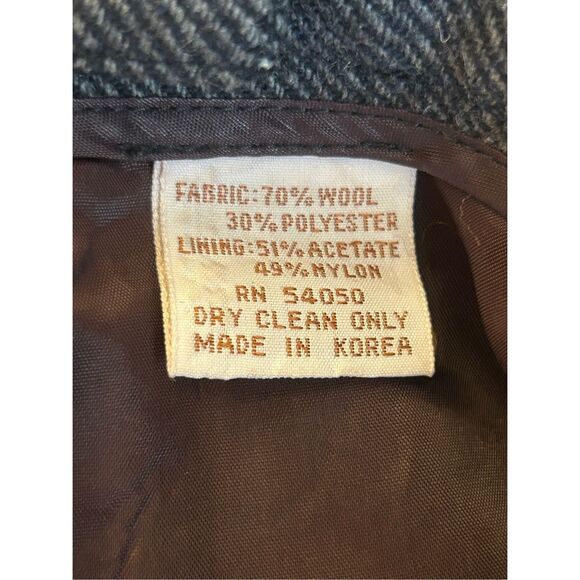 VTG Y2K Jones New York Tweed Blanket Midi Skirt Wool Sz 8 runs like 4 - Picture 4 of 9